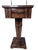 Late 19th Century Monumental Antique English Regency Revival Flame Mahogany Executive Desk For Sale - Image 11 of 12