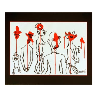 Alexander Calder Mid Century Derrière Le Miroir Lithograph by Alexander Calder For Sale