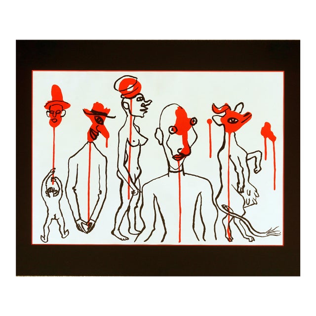 Alexander Calder Mid Century Derrière Le Miroir Lithograph by Alexander Calder For Sale