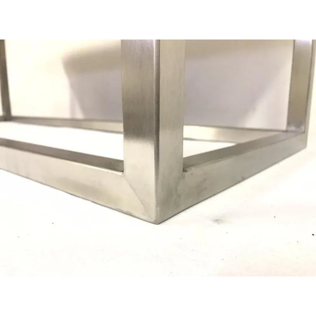 Vintage Leather Bench,1940s For Sale - Image 6 of 9