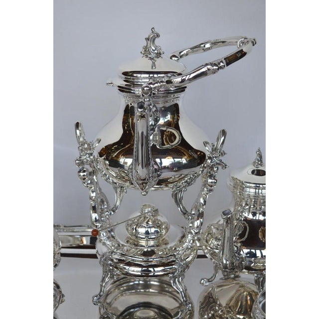 19th Century Peruvian Sterling Silver Tea & Coffee Service With Tray - 7 pcs For Sale - Image 10 of 15