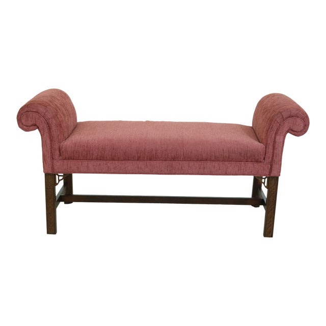 Chippendale Style Upholstered Window Bench Chairish