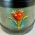 1950s Vintage Gustavian Rustic European Farmhouse Tole Hand Painted Wooden Sap Bucket For Sale - Image 10 of 14