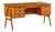 Svend Madsen Mid Century Danish Teak Curved Desk For Sale