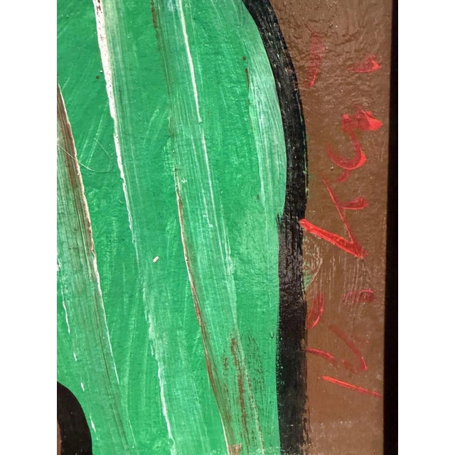Keil Peter Robert, Faces Abstract Naive New Wild Ones, 1980s, Oil on Canvas For Sale - Image 10 of 13