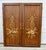 Vintage Hollywood Regency Carved Gilded Wood Doors Pair Louis XVI Neoclassical For Sale - Image 9 of 15