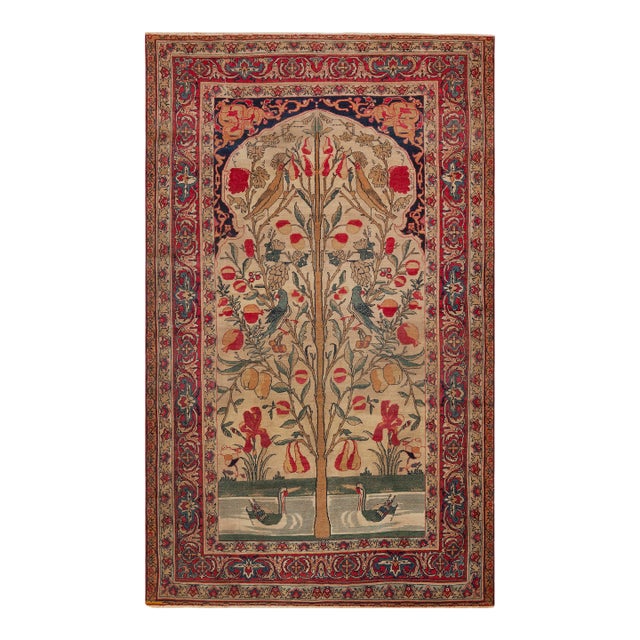 Nazmiyal Collection Antique Persian Kerman Rug For Sale