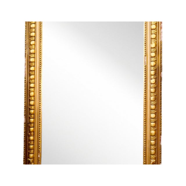 Early / Mid-20th Century Italian Neoclassical Finely Carved Giltwood Wall Mirror For Sale In New York - Image 6 of 7