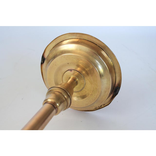 Vintage Freestanding Brass Floor Ashtray For Sale - Image 10 of 12