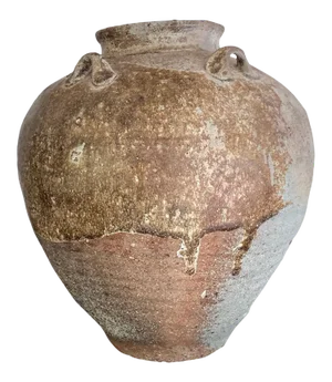 Antique Chinese Ceramic Storage Jar Song-Yuan Dynasty