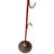 Industrial Early 20th Century Large Red Industrial Metal Floor Lamp By O. C. White For Sale - Image 3 of 12