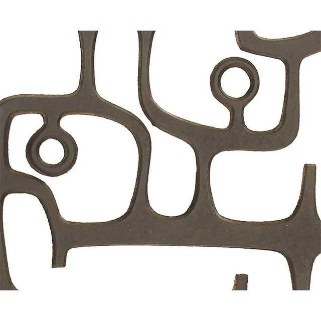 Vintage Wall Sculpture, 1950s For Sale - Image 9 of 11