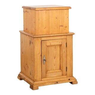 Pine Nightstand Small Cabinet, Circa 1880 For Sale