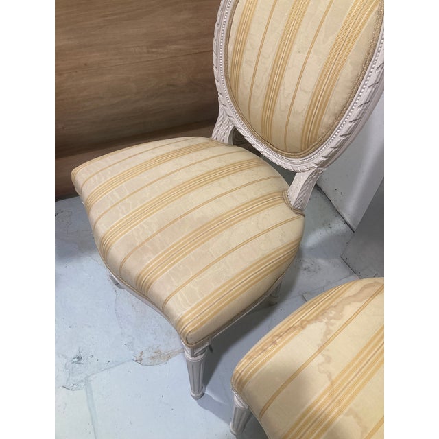 Classic French Louis XVI Side Chairs - a Pair For Sale - Image 13 of 13