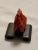 2010s Rooster Chicken Figurine, Red Jasper, Hand Carved, China For Sale - Image 4 of 12