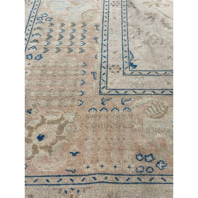 1960s Old Persian Tabriz Area Rug 10x16 For Sale In Dallas - Image 6 of 10