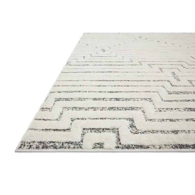Loloi II Hagen Rug, White / Sky 2'7" x 4' Chairish