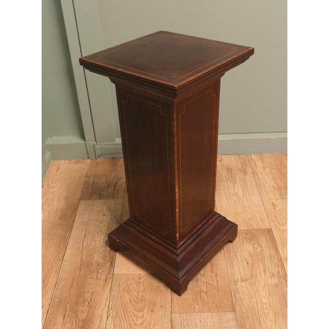 19th Century French Inlaid Column Display Pedestal For Sale - Image 3 of 9