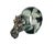 Vintage Safari African Wildlife Animals Handblown Glass & Pewter Napkin Rings - Set of 8 For Sale - Image 16 of 18