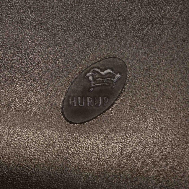 Danish Black Aniline Leather Sofa by Hurup, 1980s For Sale - Image 11 of 18