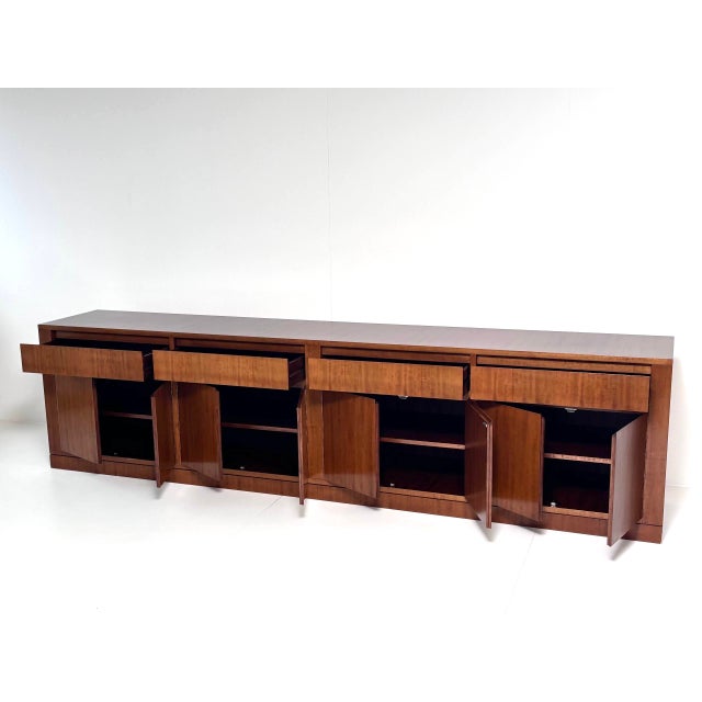 Mid-Century Sideboard in Veneered Wood, 1960s For Sale - Image 6 of 17