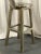 Gray Pair of Modern Industrial Style Steel Bar / Counter Stools, Organic Form For Sale - Image 8 of 9