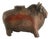 Huge 19th C. Spanish Colonial Cusco Pottery Bull Shaped Terracotta Chicha Vessel For Sale