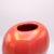 ‘Mora' Italian Art Glass vase by Alejandro Ruiz for Venini & Co. Cased glass, clear and coral red, iridescent. Marked:...