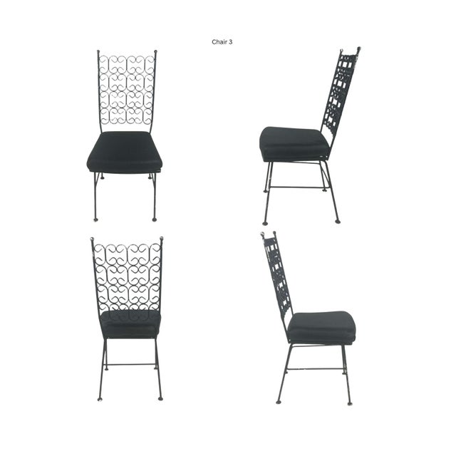 Wood 1950s Mid-Century Modern Patio Grenada Style Table & 4 Chairs For Sale - Image 7 of 11