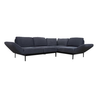 Rolf Benz Mera 386 Fabric Corner Sofa Grey Sofa Couch For Sale