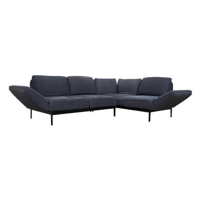 Rolf Benz Mera 386 Fabric Corner Sofa Grey Sofa Couch For Sale