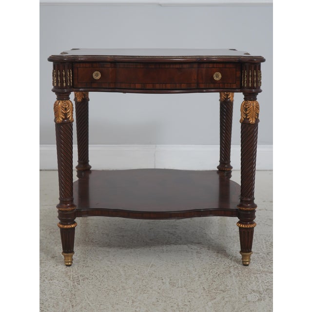 Age: Approx: 30 Years Old Details: Brass Trimwork Mahogany Brass Capped Feet Fine Carved Details High Quality Construction...
