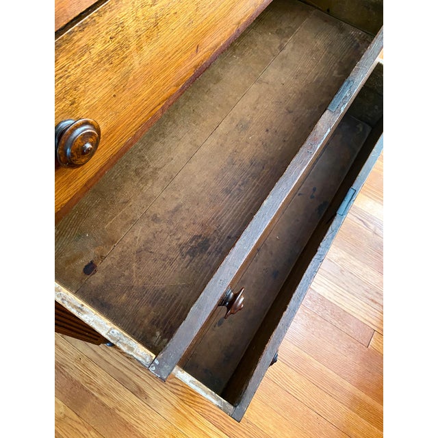 Antique Early 1800s Southern Neoclassical Walnut Chests of Drawers, Likely From Central Virginia For Sale - Image 14 of 15