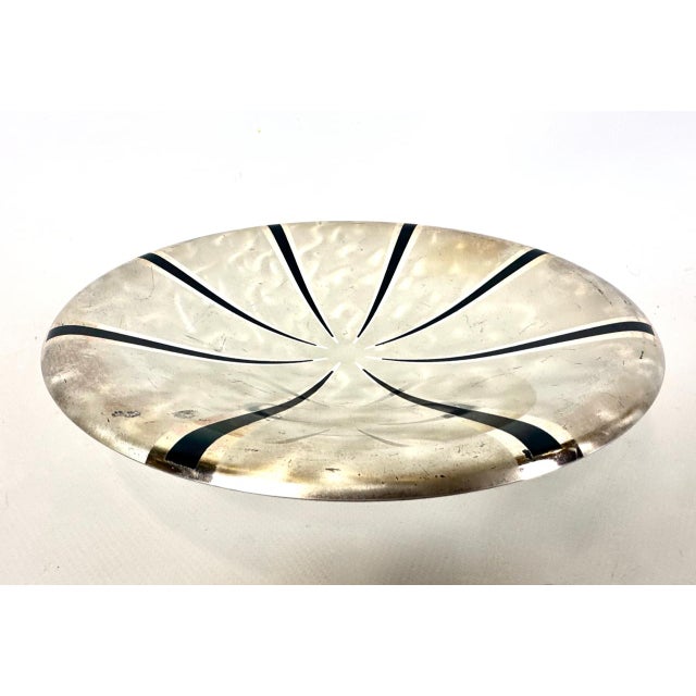 Art Deco Silver-Plated Ikora Bowl from WMF, 1950s, in Very Good conditions. Designed 1950 to 1959 This piece has an...