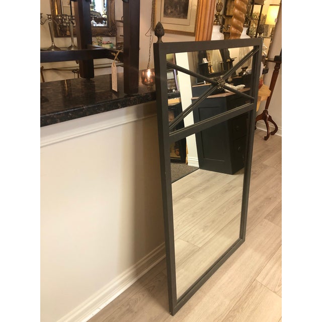 Neoclassical Vintage Greek Key Mirror Jonathan Adler Style For Sale - Image 3 of 6