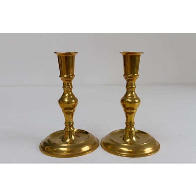 Antique Danish Brass Candlesticks, 1890s, Set of 4 For Sale - Image 12 of 17