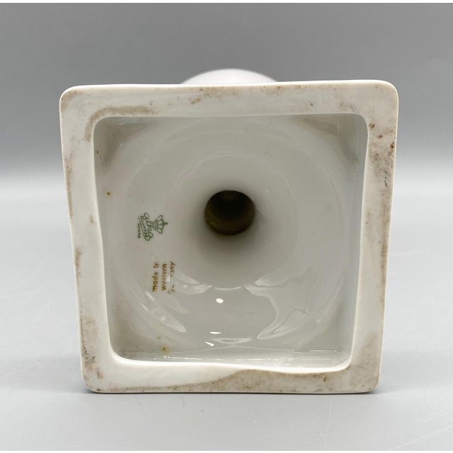 MidCentury Alboth & Kaiser/ Alka Kunst White Porcelain Urn Vase With