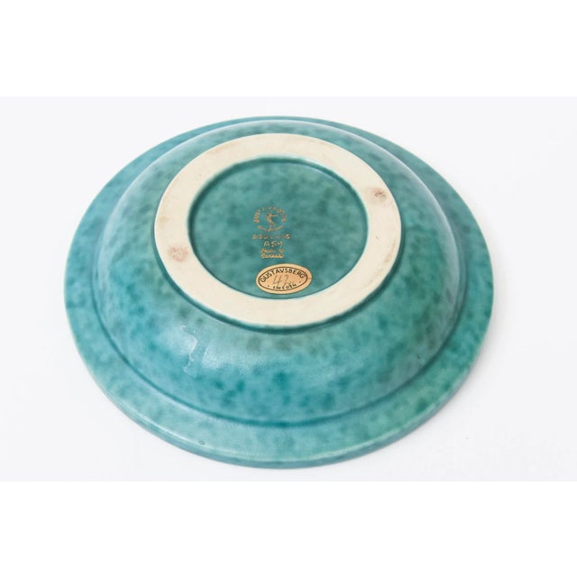 Vintage Wilhelm Kage for Gustavsberg Argenta Bowl With Flowers, Leaves and Sterling Silver For Sale - Image 9 of 10