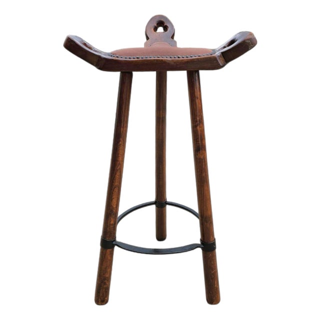 Brutalist Marbella Bar Stool For Sale