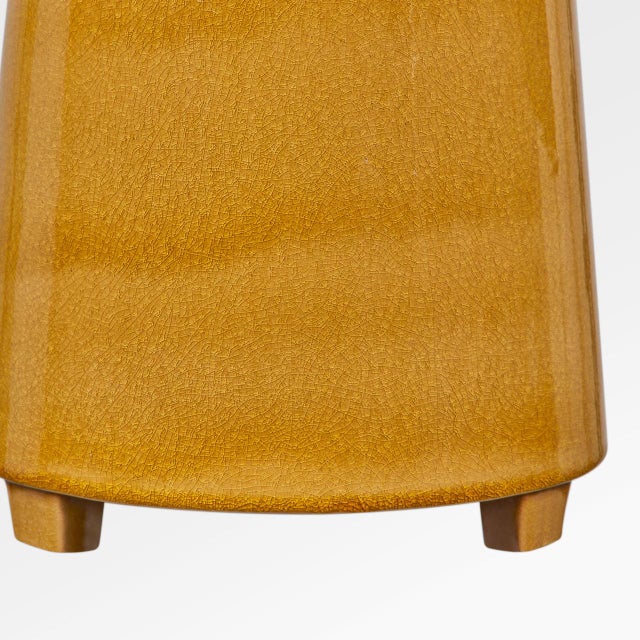 Visual Comfort Hable by Visual Comfort Studio Nell Table Lamp in Cracked Honey Gold For Sale - Image 4 of 5