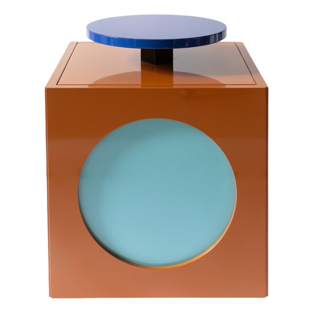 Toy Boy Side Table in Glossy Lacquered MDF by Softhouse For Sale
