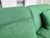 Custom Carved Oak & Green Linen Sofa by Steven Gambrel For Sale - Image 10 of 18