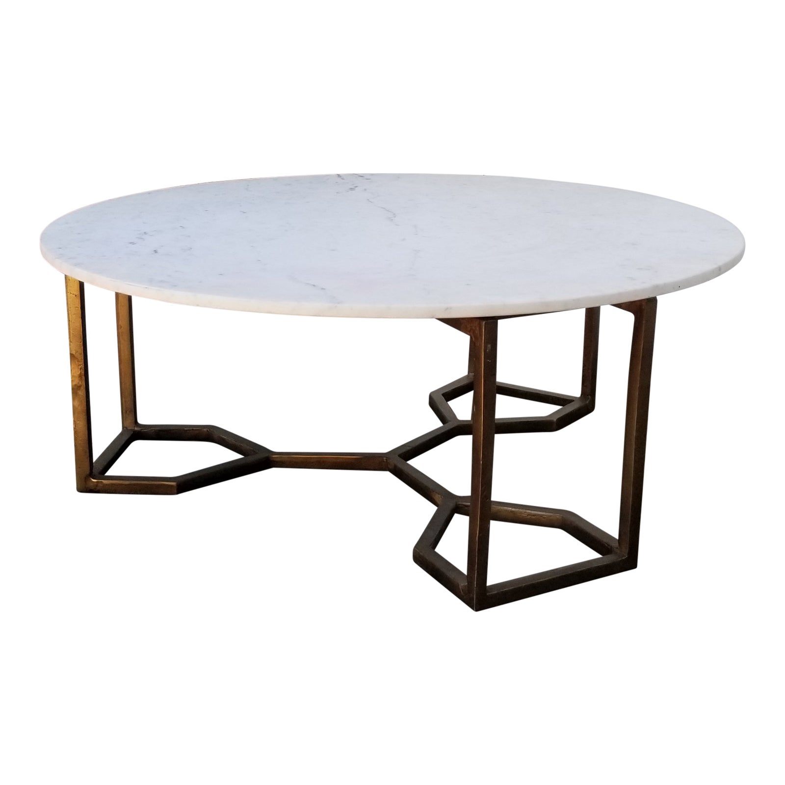 Four Hands Naomi Coffee Table With Marble Top Chairish