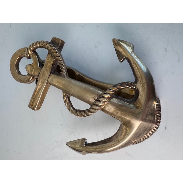 A charming solid brass piece for your home by the water. Adds charming curb appeal. These get better looking as time goes...