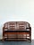 English Vintage Brighton Pavillon Rattan Settee For Sale - Image 3 of 12
