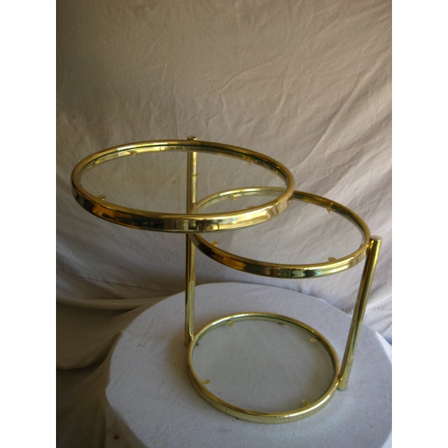 1980s 1980s Milo Baughman Style Side Coffee Table For Sale - Image 5 of 10