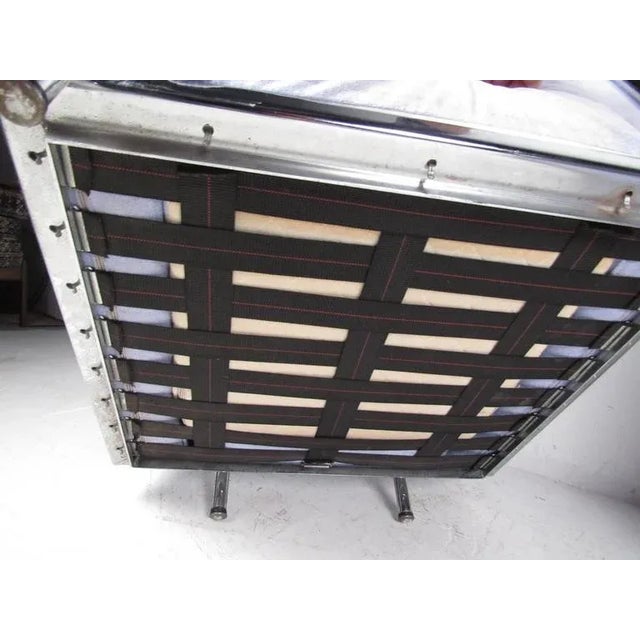 Lavender Mid-Century Modern Le Corbusier Style Lounge Chairs - a Pair For Sale - Image 8 of 9