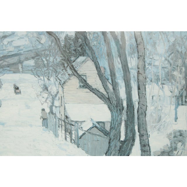 Vintage 'The Road to Center Bridge' Art Print After Edward Willis Redfield For Sale - Image 11 of 13