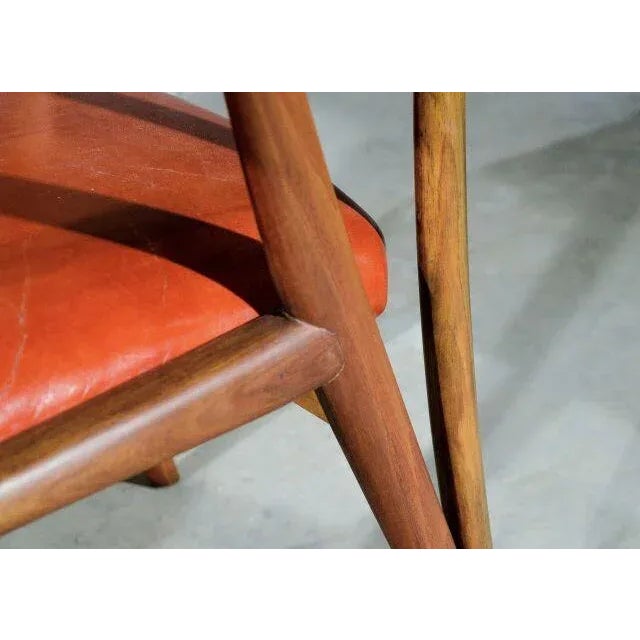 1960s 1960s Bertha Schaefer Walnut Dining Chair by Singer and Sons For Sale - Image 5 of 11