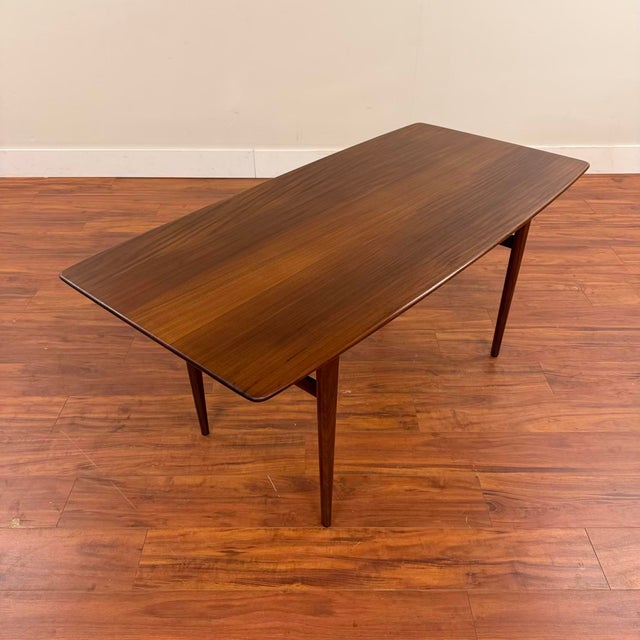 A. Younger Ltd. Solid Afromosia Dining Table For Sale - Image 4 of 7
